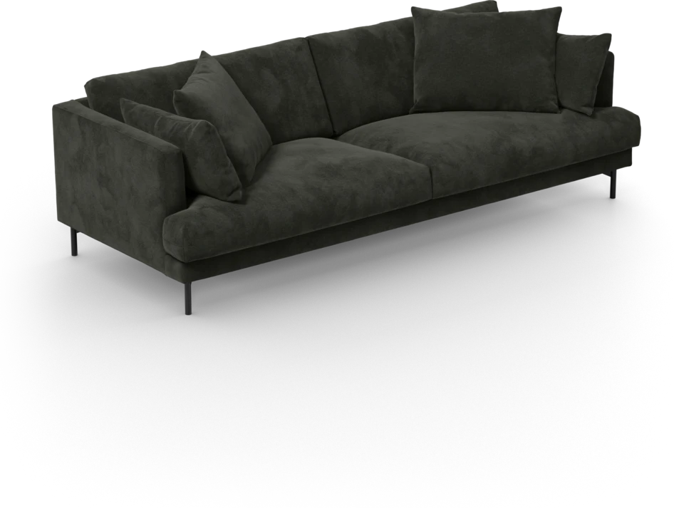 Harper - 4-sits soffa - Svart