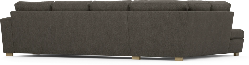 Friday - 3-sits soffa med divan vänster och schäslong höger - Brun