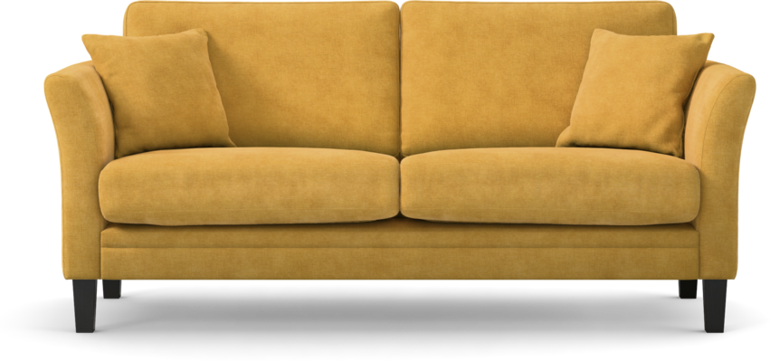 Eden - 2,5-sits soffa - Gul