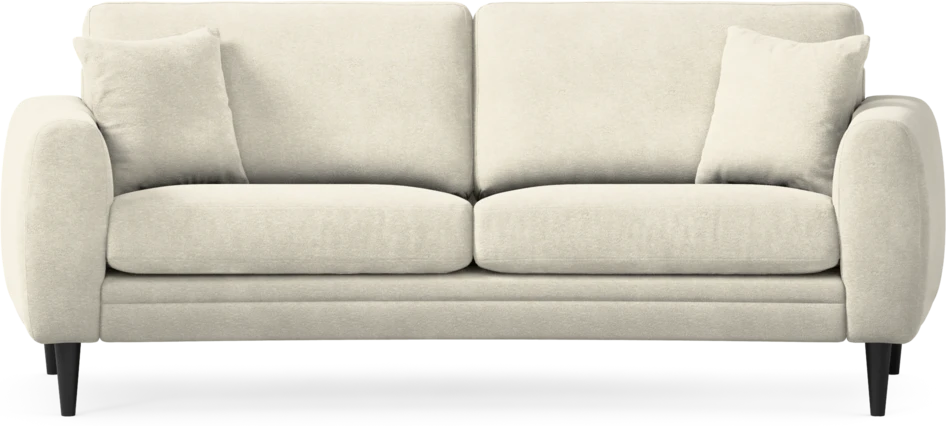 Eden - 2,5-sits soffa svängd - Vit