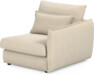 Pieces - 1-sits med armstöd höger - Beige