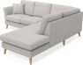 Eden - 2-sits soffa med divan - Grå