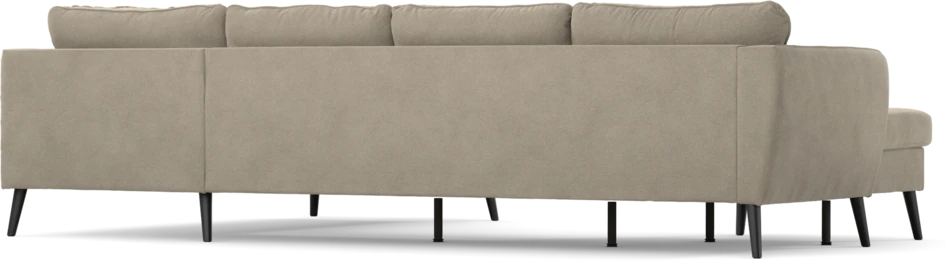 County - 3-sits soffa med schäslong vänster och divan höger - Beige