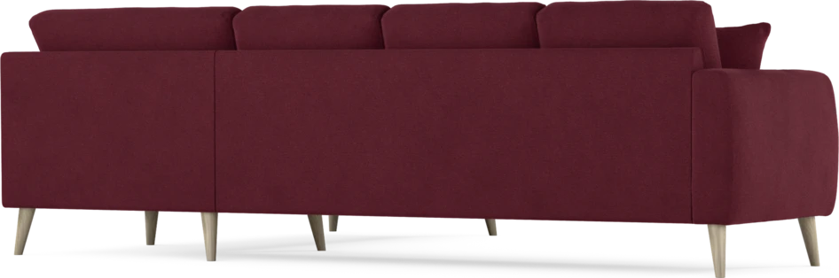 Eden - Hörnsoffa, 3+2-sits - Röd