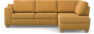 Friday - 2,5-sits soffa med divan höger - Gul