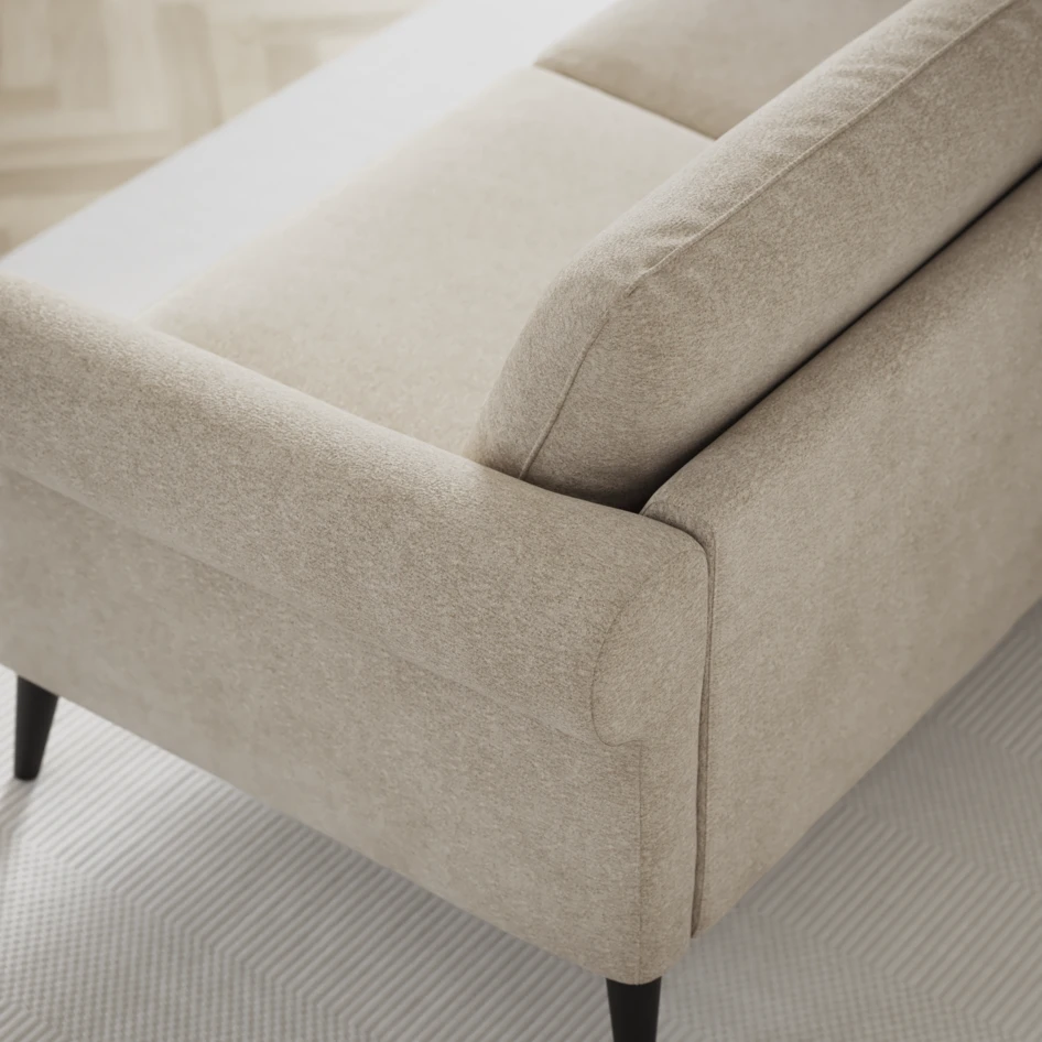 Bridge - 3-sits soffa med schäslong vänster och divan höger - Beige