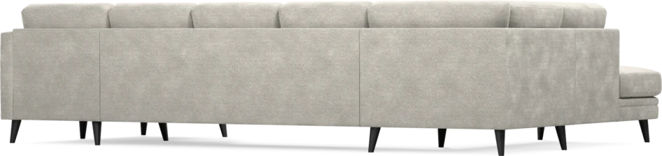 Eden - 3-sits soffa med divan vänster och schäslong höger - Grå