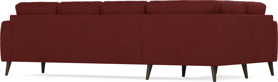 Eden - Hörnsoffa, 1+3-sits - Röd