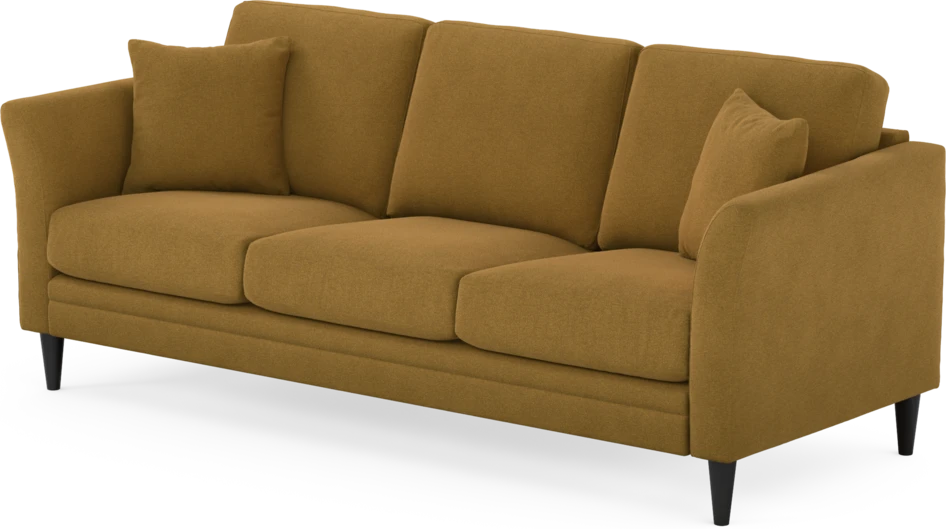 Eden - 3-sits soffa - Gul
