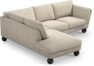 Madison Lux - 2-sits soffa med divan vänster - Beige