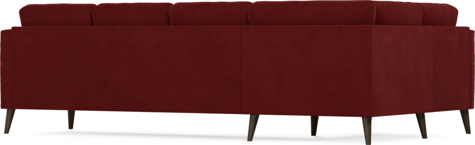 Eden - Hörnsoffa, 1+3-sits - Röd