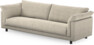 Cherrie - 4-sits soffa, hel dyna, fast klädsel - Beige