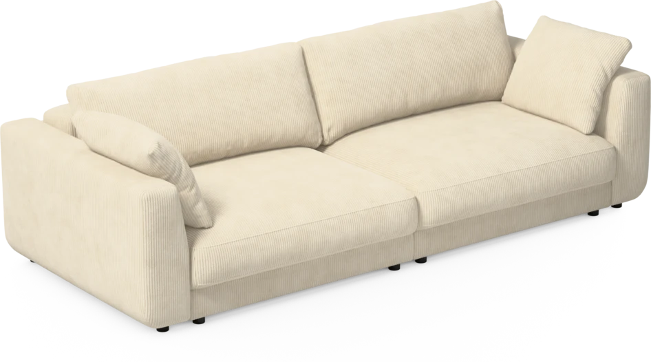 Amie - Bäddsoffa 4-sits - Vit