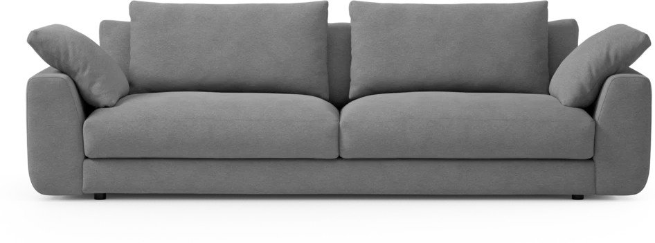Amie - 4-sits soffa - Grå