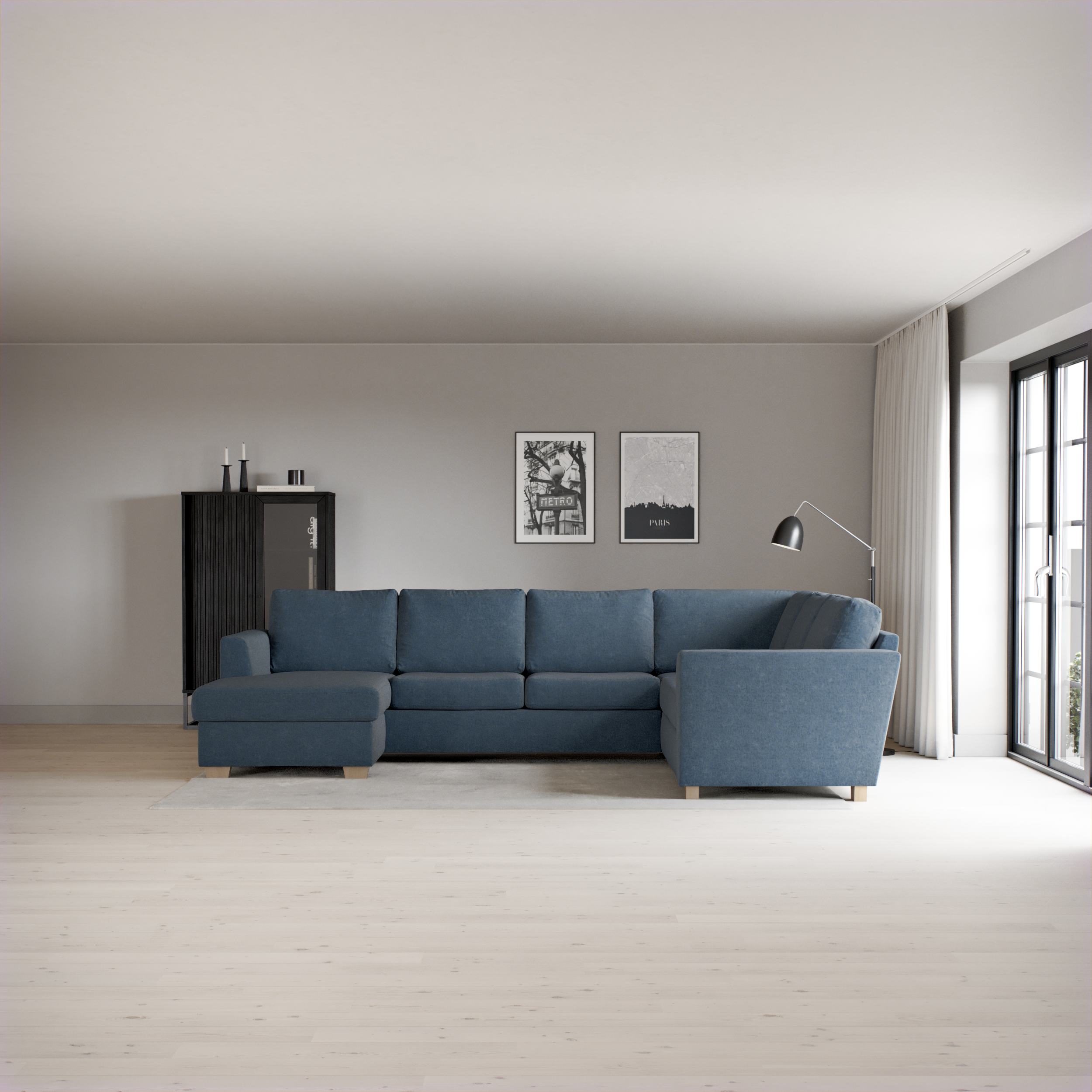 Friday - Hörnsoffa, 3+2-sits med schäslong vänster - inspiration