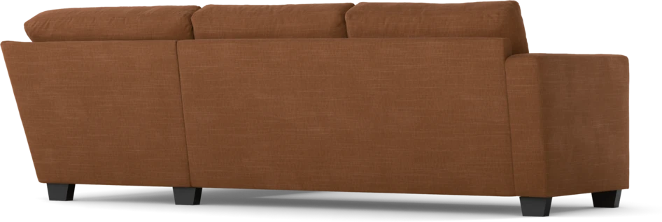 Friday - 2,5-sits soffa med divan höger - Orange