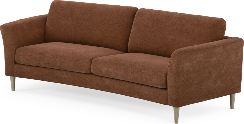 Bridge - 3-sits soffa svängd - Orange