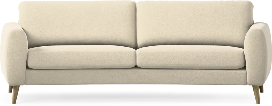 Bridge - 3-sits soffa svängd - Beige