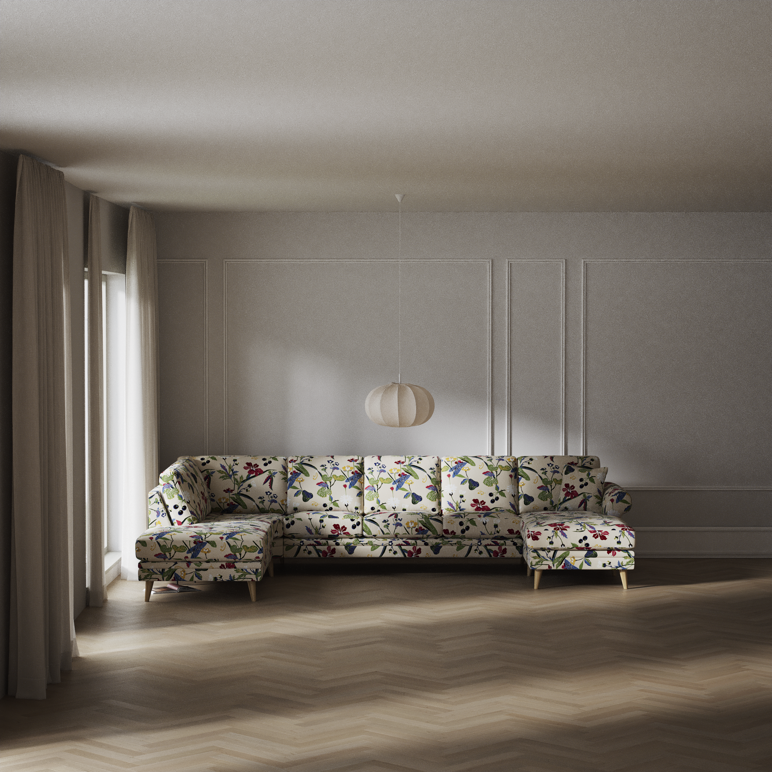 Eden - 3-sits soffa med divan vänster och schäslong höger - inspiration
