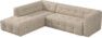 Bella - 3-sits soffa med divan vänster - Beige