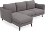 Madison Lux - 2-sits soffa med schäslong vänster - Grå