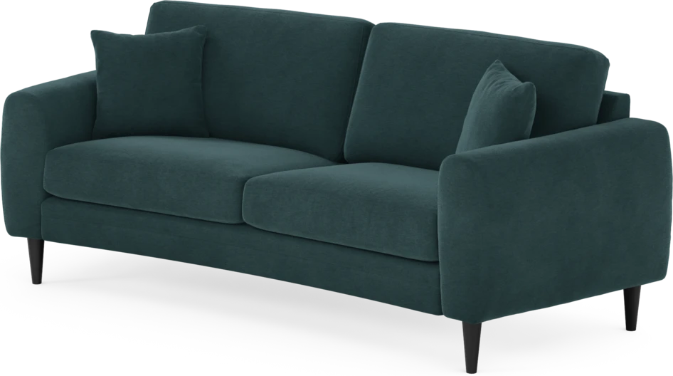 Eden - 2,5-sits soffa svängd - Blå