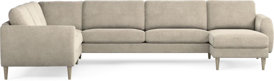 Bridge - Hörnsoffa, 2+3-sits med schäslong höger - Beige