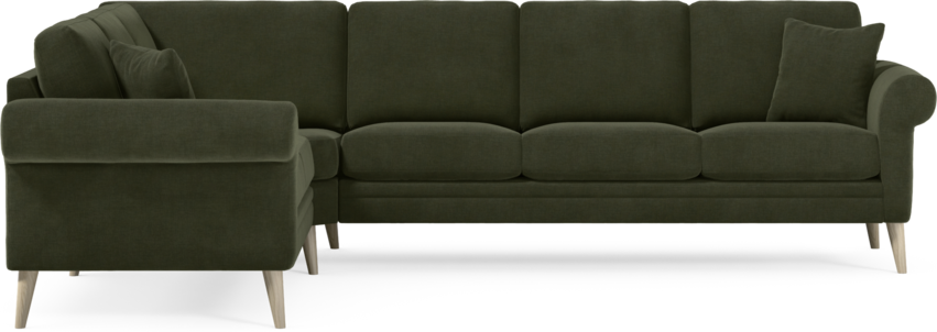 Eden - Hörnsoffa, 2+3-sits - Grön