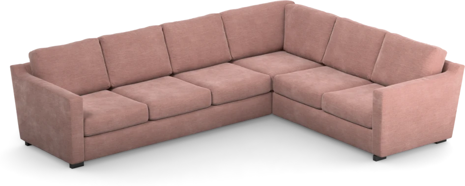 Friday - Hörnsoffa, 3+2-sits - Rosa