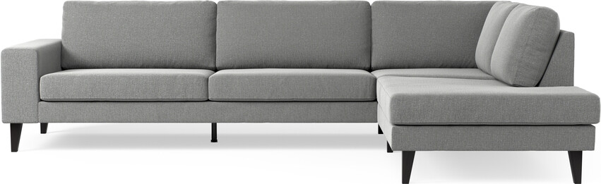 Sierra - 3-sits soffa med divan höger - Grå
