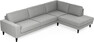 Sierra - 3-sits soffa med divan höger - Grå