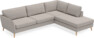 County - 2,5-sits soffa med divan höger - Beige