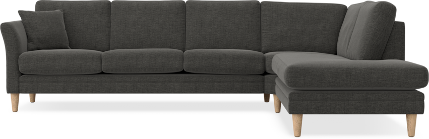 Eden - 3-sits soffa med divan - Grå