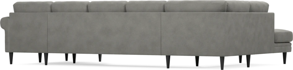 Eden - 3-sits soffa med divan vänster och schäslong höger - Grå