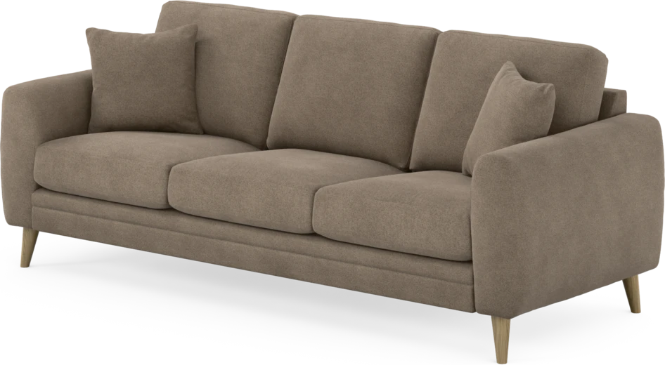 Eden - 3-sits soffa - Brun