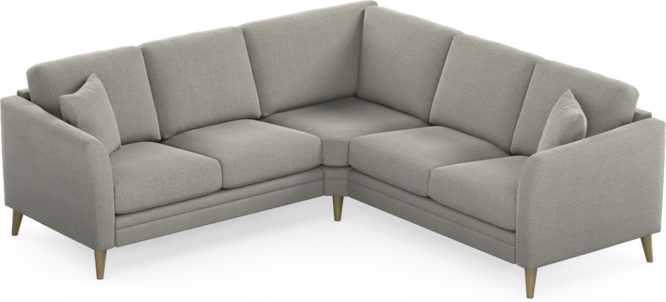 Eden - Hörnsoffa, 2+2-sits - Grå