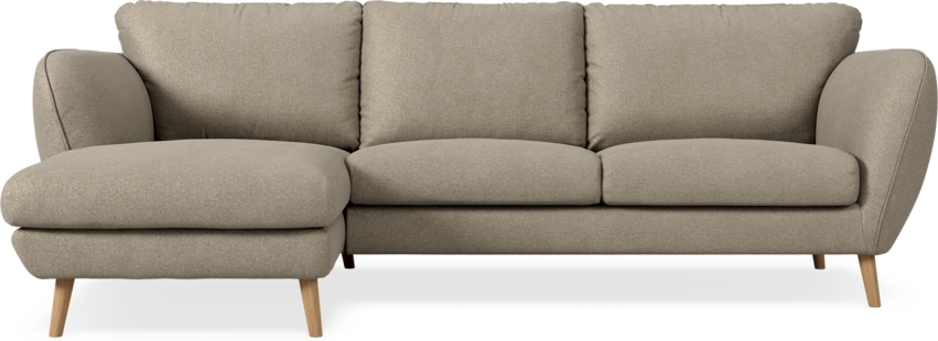 Madison Lux - 2-sits soffa med schäslong vänster - Beige