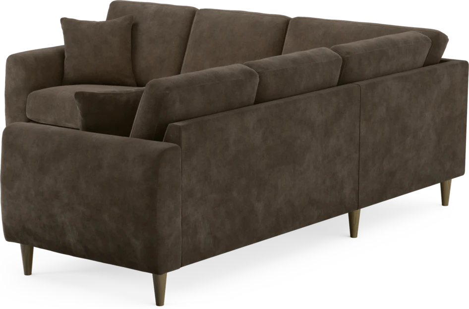Eden - Hörnsoffa, 2+2-sits - Brun