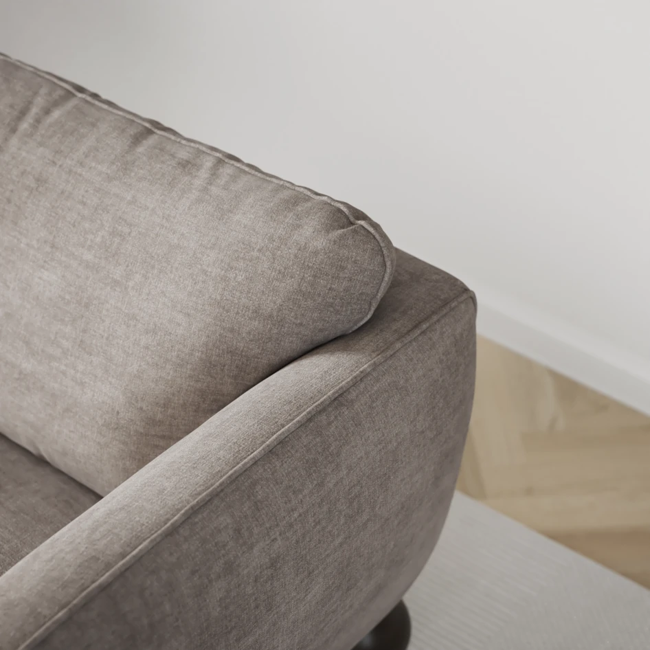 Madison Lux - Hörnsoffa med schäslong höger - Beige