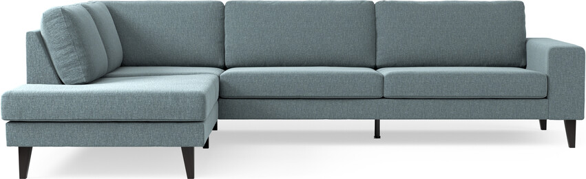 Sierra - 3-sits soffa med divan vänster - Grön