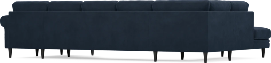 Eden - 3-sits soffa med divan vänster och schäslong höger - Blå