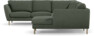 Madison Lux - Hörnsoffa med schäslong höger - Grön