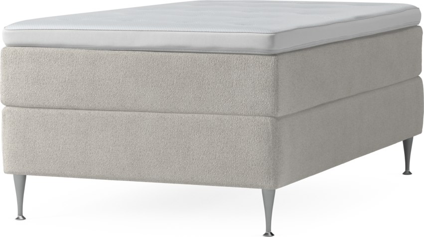 Delux Exclusive - Kontinentalsäng, enkelsäng 120 cm med bäddmadrass och sängben