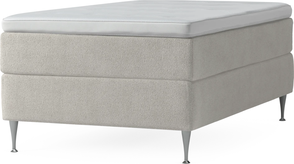 Delux Exclusive - Kontinentalsäng, enkelsäng 120 cm med bäddmadrass och sängben