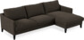 Winston - 3-sits soffa med schäslong, vändbar - Brun