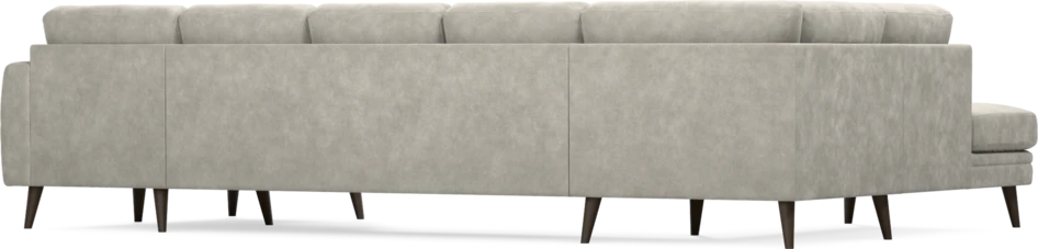 Eden - 3-sits soffa med divan vänster och schäslong höger - Grå