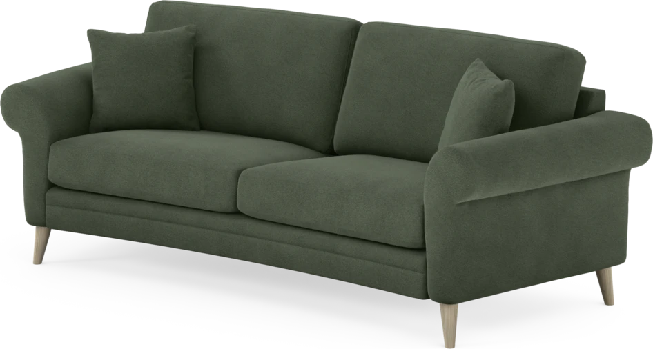 Eden - 2,5-sits soffa svängd - Grön