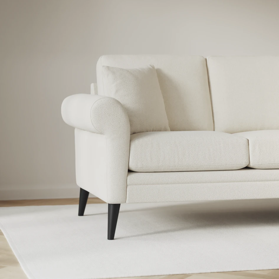 Eden - 2,5-sits soffa - Vit