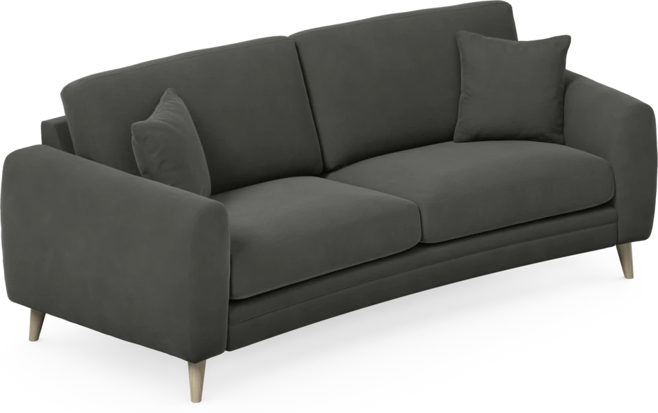 Eden - 2,5-sits soffa svängd - Grå