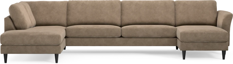 Bridge - 3-sits soffa med divan vänster och schäslong höger - Beige